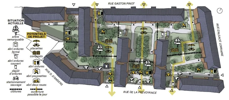 Opération tiroir de réhabilitation, d'amélioration thermique, de requalification et d'amélioration de la qualité de service de 150 logements du groupe "Prévoyance d'Angers - Gaston Pinot Alsace Lorraine