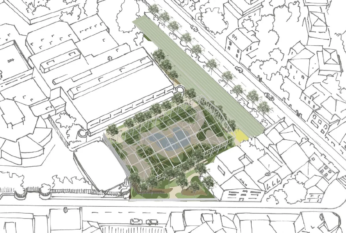 Transformation des espaces extérieurs sportifs du Gymnase Denfert-Rochereau - photo 3