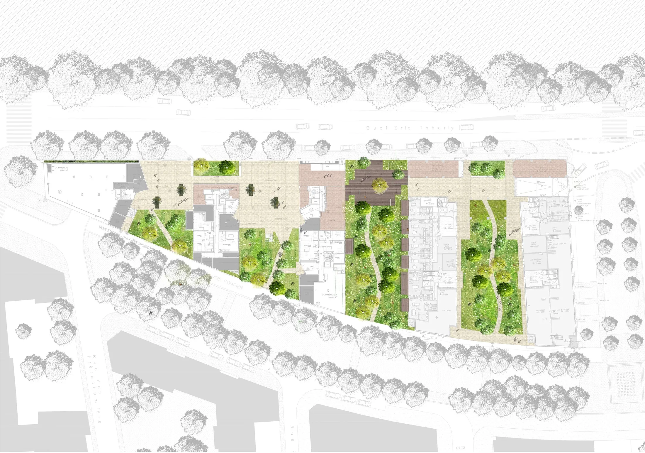 Construction de logements + commerces + crèche - photo 3