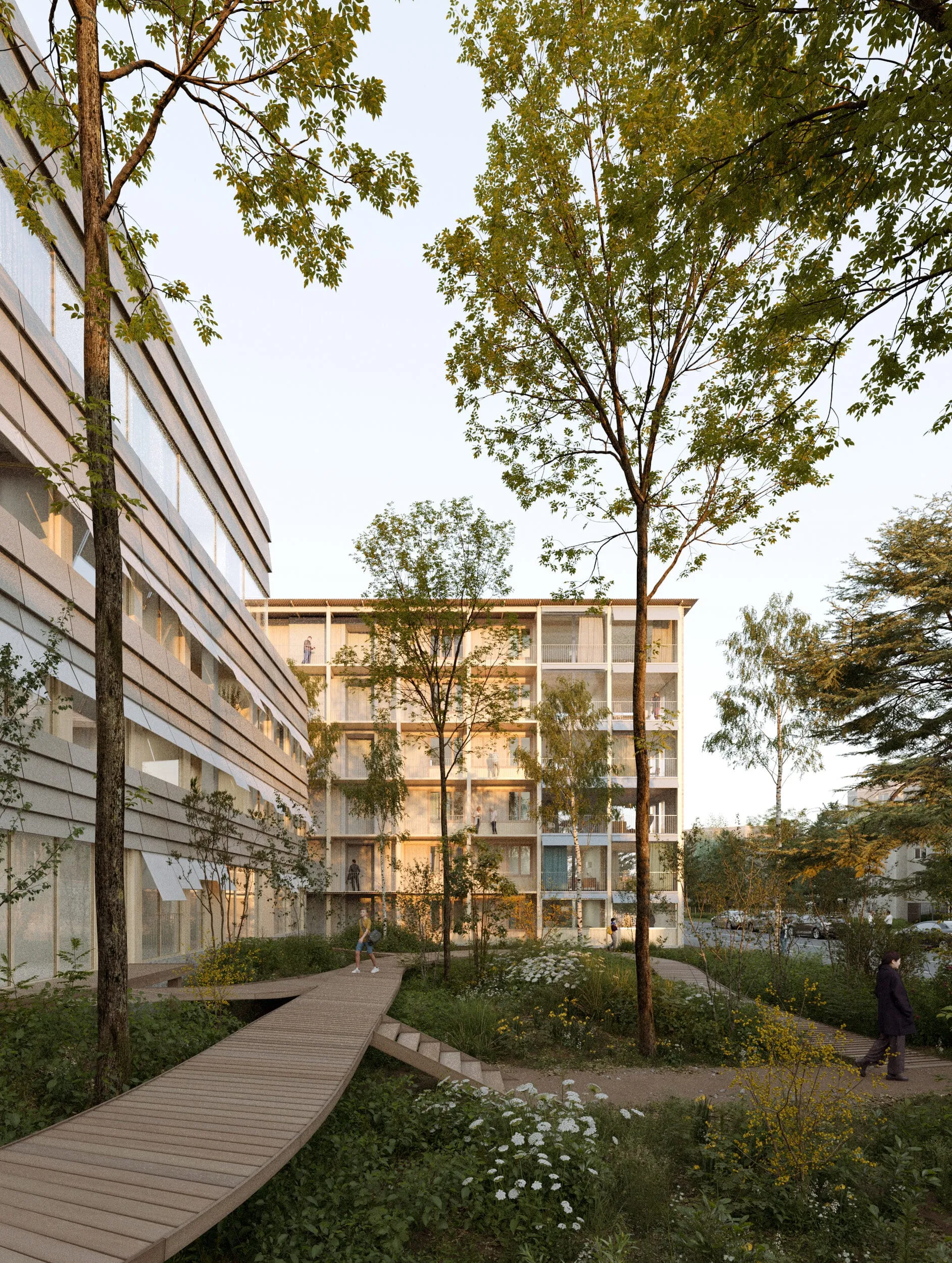 Concours mission de maîtrise d’oeuvre pour la construction de 45 logements, une crèche et la Fédération Française de Taekwondo - photo 2